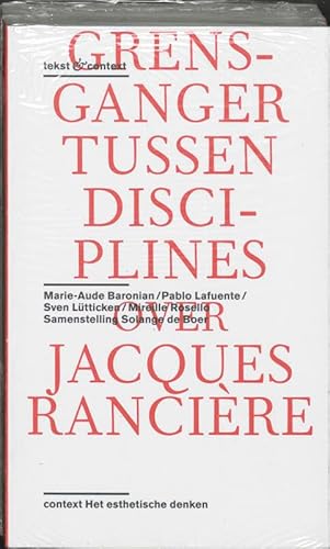 9789078088165: Jacques Ranciere set a 2 ex: bevat de titels, Het esthetische denken, Over het werk van Jacques Rancire (Tekst & context)