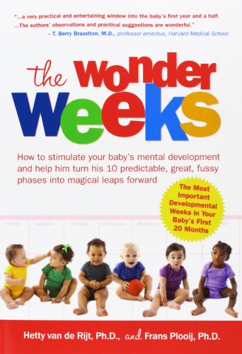 Stock image for The Wonder Weeks : How to Stimulate Your Baby's Mental Development and Help Him Turn His 10 Predictable, Great, Fussy Phases into Magical Leaps Forward for sale by Better World Books: West