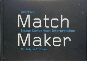 9789080601253: Match Maker: Image Comparison Interpretation