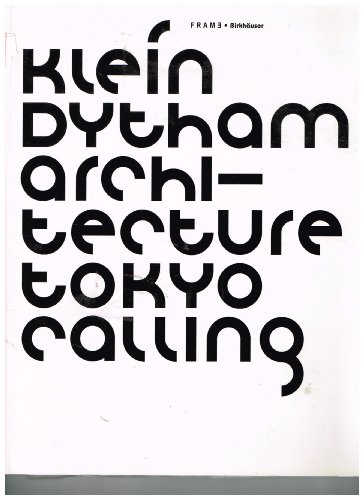 9789080644519: Klein Dytham. Frame monographs of Cont. Interior Architects