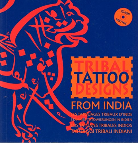 9789081054331: Tribal Tattoo Designs from India: Tatouages Tribaux d'Inde (Livre + Cd)