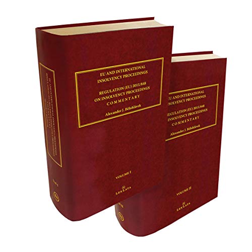 Beispielbild fr EU and International Insolvency Proceedings Regulation (EU) 2015/848 on Insolvency Proceedings. Commentary zum Verkauf von medimops