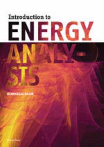 Imagen de archivo de Introduction to Energy Analysis a la venta por HPB-Red