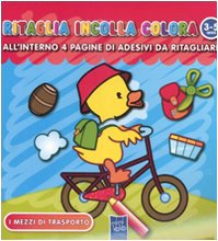 9789086225446: Ritaglia incolla colora i mezzi di trasporto: Transport (Sticker books)