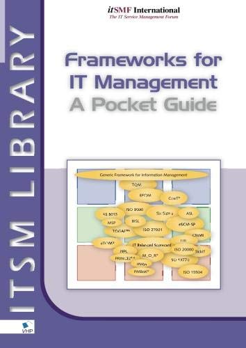 Beispielbild fr Frameworks for IT Management: A Pocket Guide zum Verkauf von ThriftBooks-Dallas