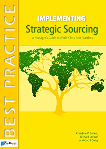Beispielbild fr Implementing Strategic Sourcing: A Manager's Guide to World Class Best Practices (Best Practice: Business Management) zum Verkauf von WorldofBooks