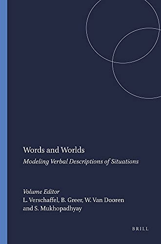 Imagen de archivo de Words and Worlds: Modeling Verbal Descriptions of Situations (New Directions in Mathematics and Science Education) a la venta por Revaluation Books