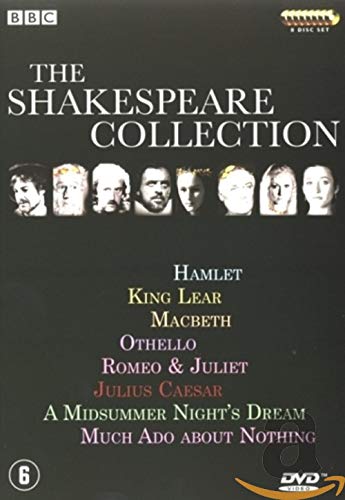 Stock image for Shakespeare Collection - 8 DVD Box [ 2009 ] [ Hamlet / King Lear / Macbeth / Othello / Romeo & Juliet / Julius Caesar / Midsummer Night's Dream / Much ado about Nothing ] for sale by Goldstone Books