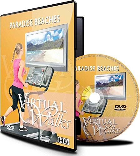 9789089708267: Paseos virtuales - Playas Paraso para caminar cubierta, caminadora y bicicleta entrenamientos