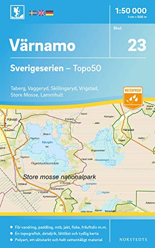 9789113085869: Vrnamo (23) (Sverigeserien Topo50)