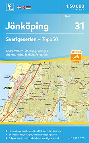 9789113085944: Jnkping (31) (Sverigeserien Topo50)