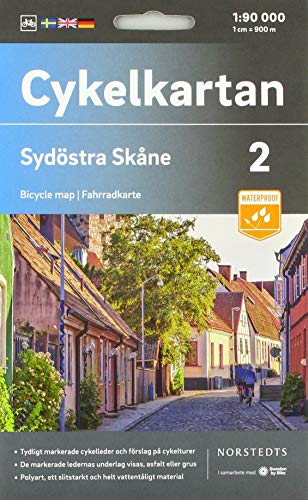 Beispielbild fr Sydstra Skne 1:90 000: Cykelkartan zum Verkauf von medimops