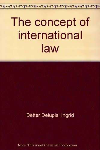 Imagen de archivo de The Concept of International Law a la venta por Peter Rhodes