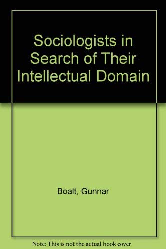 Stock image for Sociologists in Search of their Intellectual Domain for sale by Zubal-Books, Since 1961