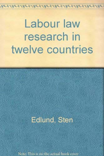 Stock image for Labour law research in twelve countries for sale by harvardyard