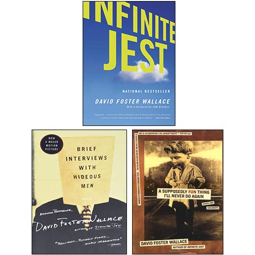 Stock image for David Foster Wallace 3 Books Collection Set(Infinite Jest, A Supposedly Fun Thing I'll Never Do Again, Brief Interviews with Hideous Men) for sale by GF Books, Inc.