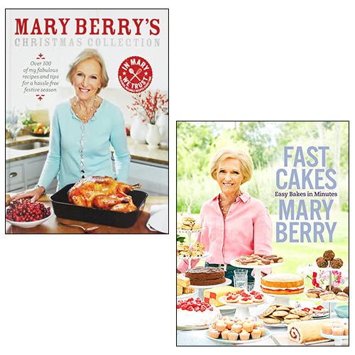 Imagen de archivo de Mary Berrys Christmas Collection, Fast Cakes Easy Bakes in Minutes 2 Books Collection Set By Mary Berry a la venta por GF Books, Inc.