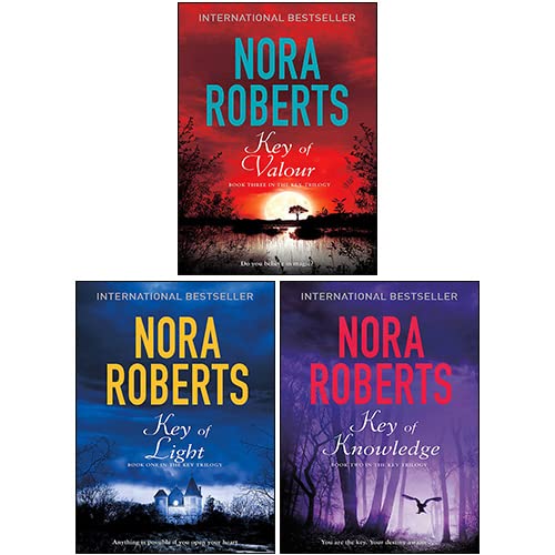 Stock image for Key Trilogy 3 Books Collection Set By Nora Roberts (Key Of Light, Key Of Knowledge, Key Of Valour) for sale by GoldBooks
