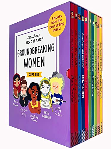 Stock image for Little People, Big Dreams Groundbreaking Women & Trailblazing Women Collection 10 Books Box Gift Set (Malala Yousafzai,Ruth Bader Ginsburg,Michelle Obama,Amelia Earhart,Rosa Parks,Marie Curie & More) for sale by GF Books, Inc.