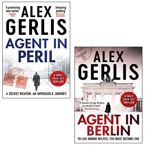 Stock image for Alex Gerlis Wolf Pack Series 2 Books Collection Set(Agent in Peril, Agent in Berlin) for sale by GoldBooks