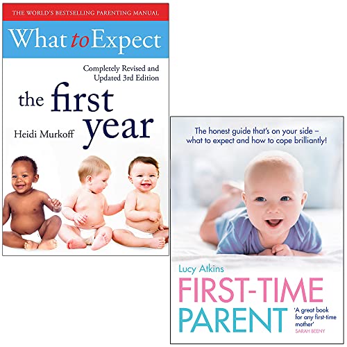 Stock image for What To Expect The 1st Year and First-Time Parent 2 Books Bundle Collection - The honest guide to coping brilliantly and staying sane in your baby's first year for sale by Revaluation Books