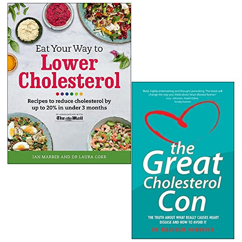 Imagen de archivo de The Great Cholesterol Con and Eat Your Way To Lower Cholesterol 2 Books Bundle Collection - Recipes to reduce cholesterol by up to 20% in Under 3 Months a la venta por Revaluation Books