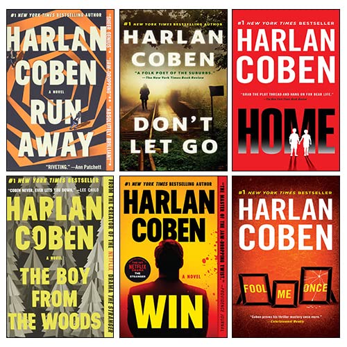 Stock image for Harlan Coben 6 Books Collection Set (Don't Let Go, Fool Me Once, Home, Run Away, The Boy from the Woods, Win) for sale by Blindpig Books