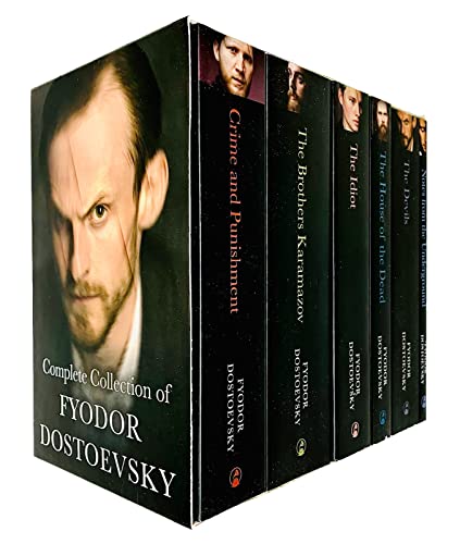 Stock image for Complete Collection of Fyodor Dostoevsky 6 Books Box Set(Notes From The Underground, Crime and Punishment, The Brothers Karamazov, The Devils, The Idiot The House of the Dead) for sale by Front Cover Books
