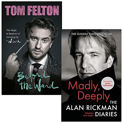 Stock image for Beyond The Wand By Tom Felton & Madly Deeply The Alan Rickman Diaries By Alan Rickman 2 Books Collection Set for sale by Books Unplugged