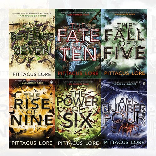 Beispielbild fr Lorien Legacies Series Pittacus Lore Collection 6 Books Bundle (I Am Number Four, The Power of Six, The Rise of Nine, The Fall of Five, The Revenge of Seven, The Fate of Ten) [Paperback] Pittacus Lore zum Verkauf von Lakeside Books