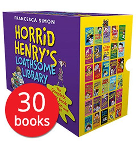 Stock image for Horrid Henry's Loathsome Library Collection 30 Books Bundle (Horrid Henry,Horrid Henry Meets the Queen,Horrid Henry's Monster Movie,Horrid Henry's Hilariously Horrid Joke Book,Horrid Henry Get's Rich Quick,Horrid Henry's Haunted House,Horrid Henry's Jolly Joke Book,Horrid Henry's Double Dare,Horrid Henry and the Zombie Vampire,Horrid Henry and the Mummy's Curse,the Secret Club,the Mega-Mean Time Machine,Joke Book,the Football Fiend. for sale by Revaluation Books