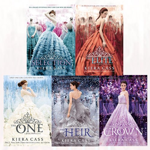 Imagen de archivo de Kiera Cass Selection Collection 5 Books Bundle (The Selection, Elite, The One, The Heir, The Crown) a la venta por GoldenWavesOfBooks