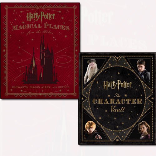 Stock image for Magical Places from the Films and The Character Vault 2 Books Bundle Harry Potter Collection for sale by Revaluation Books