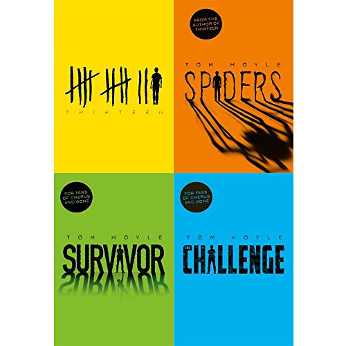 Stock image for Tom Hoyle Collection 4 Books Bundle ( Thirteen , Spiders , Survivor, The Challenge) for sale by Revaluation Books