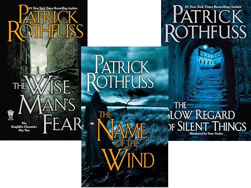 Stock image for Kingkiller Chronicle Patrick Rothfuss Collection 3 Books Box Set -GiftBox(The Wise Man's Fear, The Slow Regard of Silent Things, The Name of the Wind) for sale by Revaluation Books