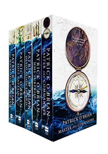 Stock image for Patrick O'Brian Aubrey-Maturin Series 5 Books Collection Set (Master and Commander, Post Captain, HMS Surprise, The Mauritius Command, Desolation Island) for sale by Books Unplugged