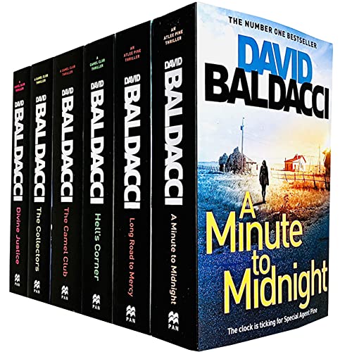 Beispielbild fr David Baldacci Collection 6 Books Set (A Minute to Midnight, Long Road to Mercy, Hell's Corner, The Camel Club, The Collectors, Divine Justice) zum Verkauf von Vive Liber Books