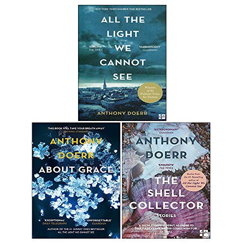 Stock image for Anthony Doerr Collection 3 Books Bundle (All the Light We Cannot See, About Grace, The Shell Collector) for sale by Revaluation Books