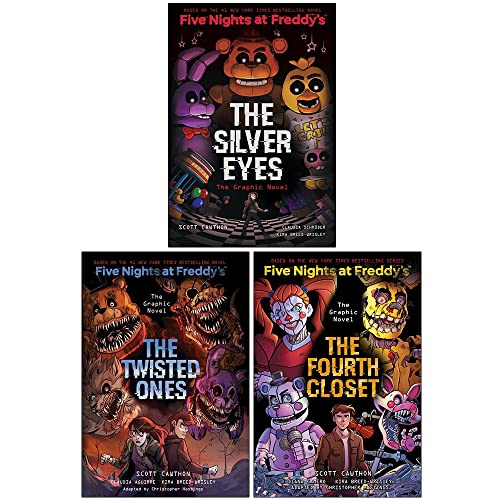 9789123557547: Five Nights at Freddy's Graphic Novel Collection 3 Books Set By Scott Cawthon, Kira Breed-wrisley (The Twisted Ones, The Silver Eyes, The Fourth Closet)
