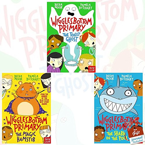 Stock image for Wigglesbottom Primary Pamela Butchart Collection 3 Books Bundle with Gift Journal (The Toilet Ghost, The Magic Hamster, The Shark in the Pool) for sale by Revaluation Books
