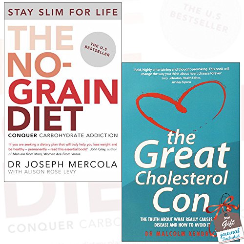 Beispielbild fr The No-Grain Diet and The Great Cholesterol Con 2 Books Bundle Collection With Gift Journal zum Verkauf von Revaluation Books