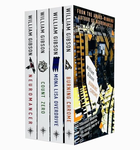 Stock image for William Gibson Neuromancer Collection 4 Books Bundle (Neuromancer, Count Zero, Mona Lisa Overdrive, Burning Chrome) for sale by GoldBooks