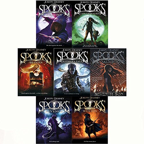 Stock image for The Wardstone Chronicles Series 2 Collection Joseph Delaney 7 Books Set (8-14) (Destiny, I Am Grimalkin, Blood, Slither Tale, Alice, Revenge, Witches) for sale by Revaluation Books