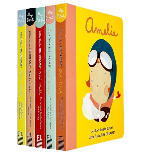 Stock image for Little people, big dreams series 1 : 5 books collection bundle set ( Maya Angelou ,Marie Curie,Frida Kahlo,Coco Chanel,Amelia Earhart) for sale by Revaluation Books