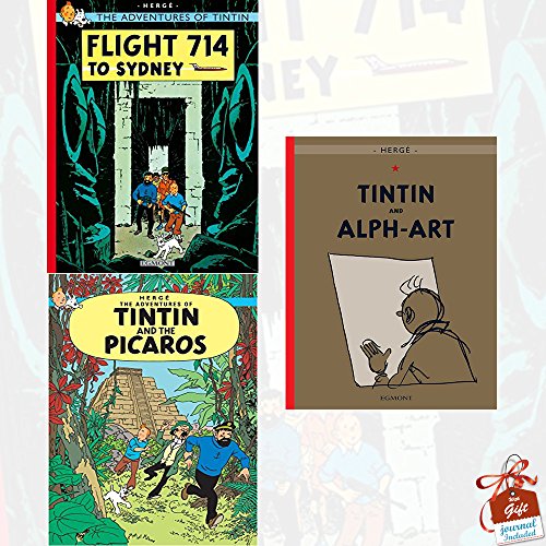 Stock image for The Adventures of Tintin Collection 3 Books Set Series 5 With Gift Journal (Flight 714 to Sydney, Tintin and the Picaros, Tintin and Alph-Art) for sale by Revaluation Books