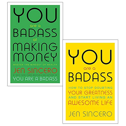 Stock image for You are a badass jen sincero collection 2 books set (at making money: master the mindset of wealth, how to stop doubting your greatness and start living an awesome life) for sale by Revaluation Books