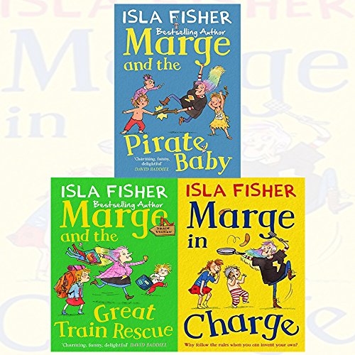 Imagen de archivo de Isla Fisher Marge Collection 3 Books Bundles (Marge in Charge,Marge and the Great Train Rescue,Marge and the Pirate Baby) a la venta por Revaluation Books