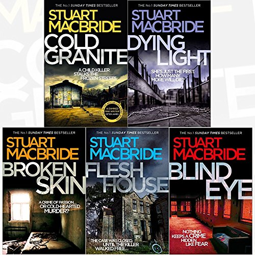 Stock image for stuart macbride collection logan mcrae series 1 : (1to5) 5 books collection set (cold granite, dying light, broken skin, flesh house, blind eye) for sale by Revaluation Books