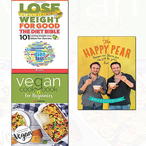 9789123631636: happy pear[hardcover],vegan cookbook for beginners and lose weight for good: the diet bible 3 books collection set - new vegan diet essential recipes,101 lasting weight loss ideas for success