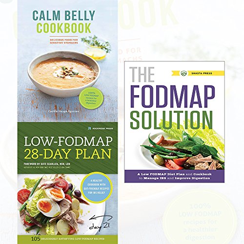 Stock image for calm belly cookbook [hardcover], low-fodmap 28-day plan and the fodmap solution 3 books collection set - good food for sensitive stomachs, a healthy cookbook with gut-friendly recipes, low fodmap diet for sale by Revaluation Books